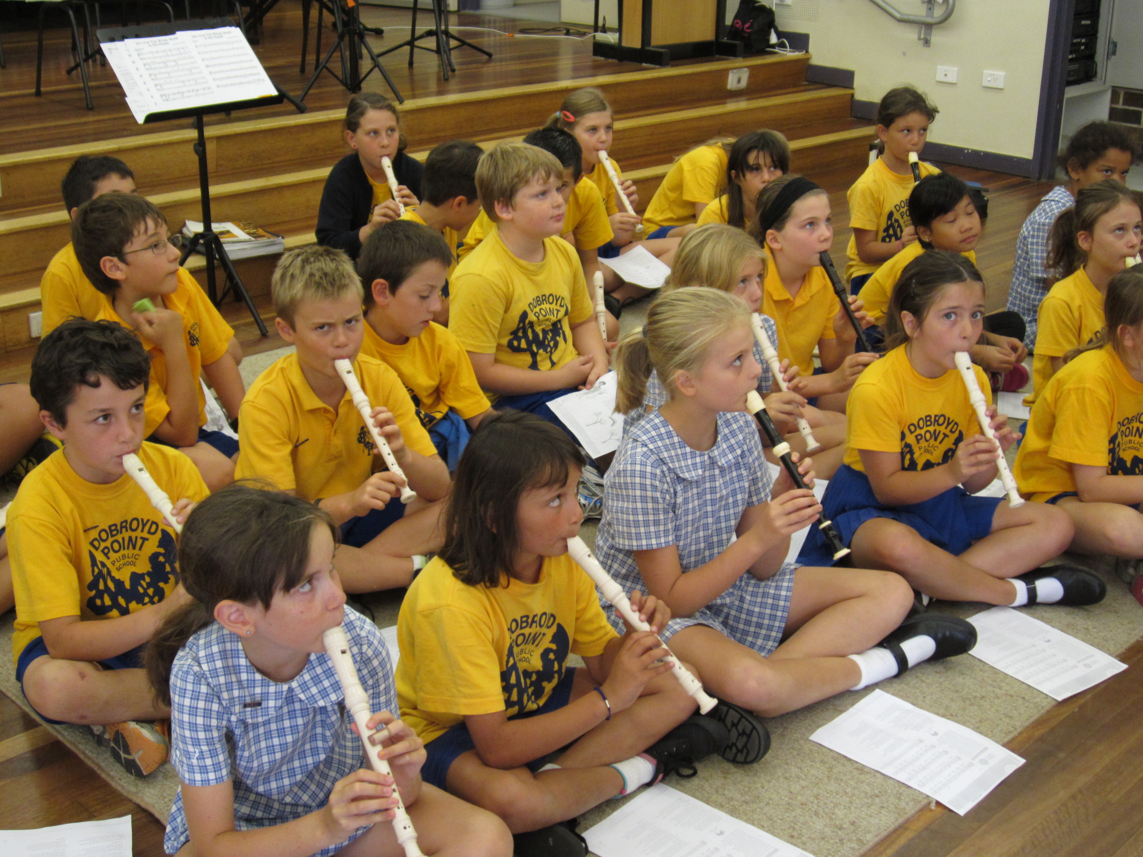 recorders harmony day